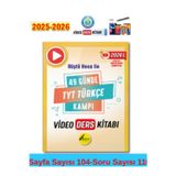 Rehber Matematik 2026 49 Günde Tyt Türkçe Video Ders Kitabı+Kalem