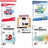 Rehber Matematik 49 Günde TYT -65 Günde AYT Mat Kamp-TYT 3D Mat Soru Bankası -AYT 3D Matematik Dnm-*hediye* TYT Mat Dnm