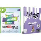 Rehber Matematik 49 Günde TYT Geometri Video Ders Notları - Benim Hocam Yayınları 2025 TYT AYT Geometri Tamamı Çözümlü Soru Bankası