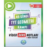 Rehber Matematik 49 Günde TYT Geometri Video Ders Notları Üniversite Hazırlık Mesleki Hazırlık