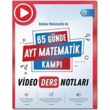 Rehber Matematik 65 Günde AYT Matematik Video Ders Notları 2026