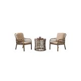 ReHome Capri Swing Pisa Tekli Rattan Balkon Oturma Grubu | Açık Kahve | 703