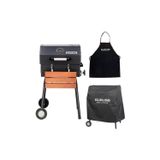 ReHome Guruss Cg050 Kömürlü Barbekü Mangal | 50 cm lik Mangal | Odun Veya Kömür Mangalı | Tekerlekli Izgara Barbekü