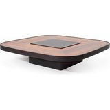 Rehome Platinum Orta Kare Sehpa | Salon Sehpa | MDF | Antrasit - Renkli