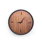 Rehome Ron Saat | Ceviz Kaplamalı Modern Duvar Saati | 55 cm Çap Duvar Saati Kahve