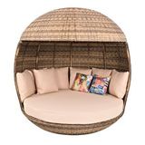 ReHome World Daybed | 200 cm Rattan Bahçe Kral Yatağı