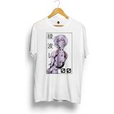 Rei Ayanami Evangelion Manga V2 Anime Baskılı Tişört - Beyaz