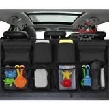 REIHMANN Honda Hr-V 2022-2023-2024-2025 Araç Bagaj Organizer 8 Cepli Araç Bagaj Düzenleyici Çanta Organizer, Araba Çantası, Oto Içi Aksesuar Otomobil Aksesuarları - Siyah