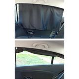 REIHMANN Opel Corsa F 2019-2020-2021-2022-2023-2024-2025 Oto Güneşlik Perde 2 Adet Araç Yan Cam Güneşlik Araba Güneşlik Perdesi Anne Bebek Emzirme Perdesi,katlanabilir, Cırtlı - Cırtlı Perde - Siyah