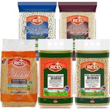 Reis Baldo Pirinç, Fasulye, Mercimek, Nohut ve Bulgur 5 kg - 1 kg