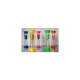 Reis Home Mini Plastik Kum Saati Tabu Oyun Için Saat 8 cm Boyutlu 1 ADET - Anzer Mavi