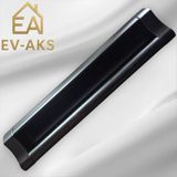 Reis Kulp Elegance Model Alüminyum Metal Dolap Çekmece Mobilya Mutfak Ev Ofis Yüzey Kulp Siyah - 96MM