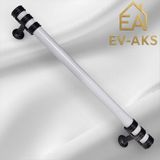 Reis Kulp Nesli Alüminyum Metal Kaplama Kulp - Beyaz - Siyah - 192mm