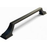 Reis Kulp Neva Alüminyum Metal Lüks Modern Mobilya Çekmece Mutfak Dolabı Kulpu Siyah - 160mm-192mm - 1 Adet