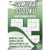 Reiserätsel Samurai Sudoku Sehr Schwer: 210 Herausfordernde Gehirntraining Rätsel für Profis