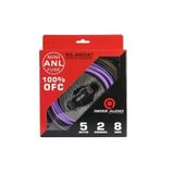 Reiss Audio 8Ga Ofc Amfi Kablo Seti Yeni Seri Kaliteli Rsawg87 Tam Bakır Profesyonel Anfi Kablosu Seti 8Ga