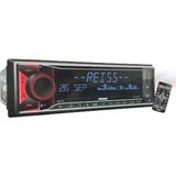 Reiss Audio Reiss RS-MX81DSP 3AMFI Çıkışlı Profesyonel Dsp Işlemcili Oto Teyp Rgb Işıklı Bluetooth-Usb Tesisat Teyp - Siyah