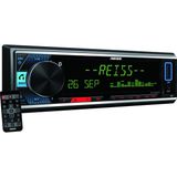 Reiss Audio Rs MX88DSP 4 Amfi Çıkışlı Oto Teyp USB Bluetooth AUX Multicolor 4x51W Hafıza - Siyah