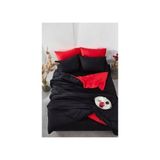 Reiter Home Çift Kişilik Nevresim Takımı (Lastikli Çarşaflı) - 200 x 220 cm - Siyah - Kırmızı