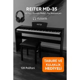 REİTER MD35 AHŞAP PİYANO 88 TUŞLU TABURE KUAKLIK DAHİL