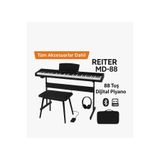 reiter REİTRER MD 88 TUŞ HASSASİYETLİ TABURE KULAKLIK DAHİL