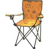 Rejisör Çantalı Desenli Kamp ve Piknik Sandalyesi - 6456 Ecorce Tube Marron - Polyester