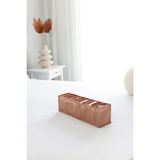 Rek Home 10 bölmeli dolap çekmece ıçi akordiyon tipi katlanır çamaşır düzenleyici organizer - Bej - 1'li