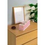 Rek Home 10 bölmeli dolap çekmece ıçi akordiyon tipi katlanır çamaşır düzenleyici organizer - Pudra - 1'li
