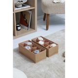 Rek Home 2'li Jüt 8 Bölmeli Çocuk Odası Dolap Çekmece Içi Çamaşır Çorap Düzenleyici Petek Akordiyon Organizer