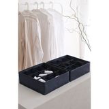 Rek Home 2li Lacivert Çocuk Odası Çorap Düzenleyici 30.5x30.5x10.8 cm Petek Akordiyon Organizer