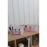 Rek Home 2'li Set Yaprak Desenli Makyaj Kozmetik Düzenleyici Organizer Makyaj Kutusu - Pudra
