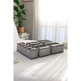 Rek Home 3'lü set dolap çekmece ıçi akordiyon tipi katlanır çamaşır düzenleyici organizer - Gri