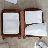 Rek Home 3'lü Valiz Düzenleyici Bavul Içi Organizer Set Seyehat Hurcu - Beyaz