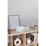 Rek Home 8 bölmeli dolap çekmece ıçi akordiyon tipi katlanır çamaşır düzenleyici organizer - Beyaz - 1'li