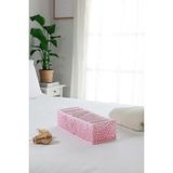 Rek Home 8 bölmeli dolap çekmece ıçi akordiyon tipi katlanır çamaşır düzenleyici organizer - Pudra - 1'li