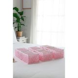 Rek Home 8 bölmeli dolap çekmece ıçi akordiyon tipi katlanır çamaşır düzenleyici organizer - Pudra - 3'lü