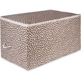 Rek Home Büyük Boy Yaprak Baskılı Hurç 64X41X35 - 1 Adet - Gri