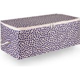 Rek Home Orta Boy Yaprak Baskılı Hurç 52 x 28 x 21 cm. - Lacivert