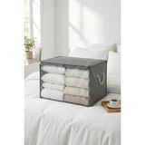 Rek Home Pencereli Büyük Boy Yastık Yorgan Kazak Hurcu / 60X40X40 - Gri