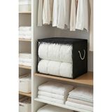 Rek Home Pencereli Büyük Boy Yastık Yorgan Kazak Hurcu / 60X40X40 - Siyah