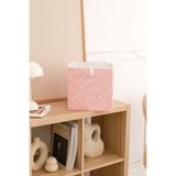 Rek Home Pudra Yapraklı Çocuk Odası Oyuncak Düzenleyici Katlanır 28x28x28 cm Saklama Kutusu Organizer