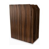 Reka İki Bölmeli Dosyalık & Evrak Rafı - Ceviz | Woodsaka - 26.8 x 20.8 x 14.2 cm