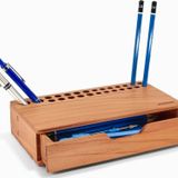 Reka - Mini Çekmeceli Kalemlik Organizer - Kiraz