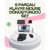 Rekabetçi Mobil Oyun Aksesuarı | Klavye + Mouse + Hızlı Dönüştürücü