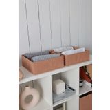 REKHOME 2'li Bej 3 Bölmeli Çocuk Odası Dolap Çekmece İçi Çamaşır Çorap Düzenleyici Petek Akordiyon Organizer
