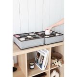 REKHOME 2'li Kapitone 12 Bölmeli Çocuk Odası Dolap Çekmece İçi Çorap Düzenleyici Petek Akordiyon Organizer