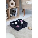 REKHOME 2'li Lacivert 8 Bölmeli Çocuk Odası Dolap Çekmece İçi Çorap Düzenleyici Petek Akordiyon Organizer