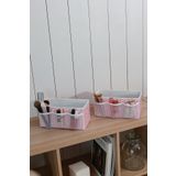REKHOME 2'li Set Yaprak Pudra Makyaj Kozmetik Düzenleyici Organizer Makyaj Kutusu
