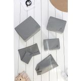 REKHOME 6'lı Gri Valiz Düzenleyici Bavul İçi Organizer Set Seyehat Hurcu