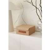 REKHOME Jüt Kapaklı Dolap Çekmece Içi Takı Makyaj Çamaşır Katlanır Saklama Kutusu Organizer